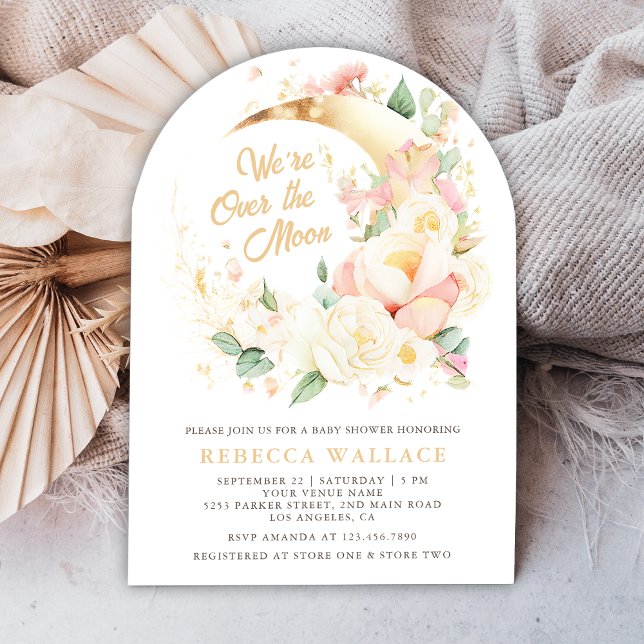 Invitation Nous sommes au-dessus de l'Arche de Fille Florale  (Créateur téléchargé)