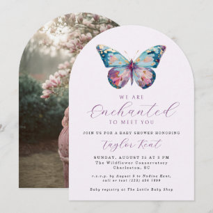 Invitation Nous sommes Enchantés de Vous Rencontrer Baby Show