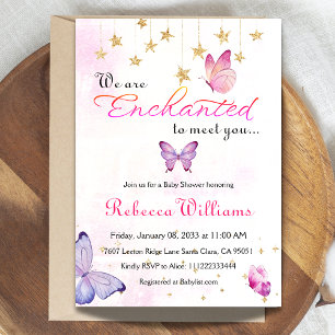 Invitation Nous Sommes Enchantés De Vous Rencontrer Baby show