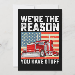 Invitation Nous sommes la raison pour laquelle vous avez un c