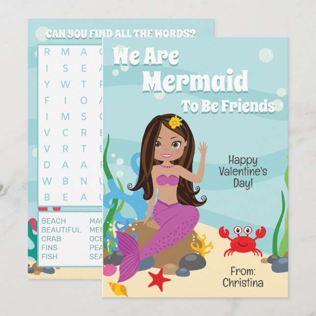 Invitation Nous Sommes Les Amis De La Latina Valentines (Devant / Derrière)