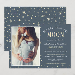 Invitation Nous Sommes Sur L'Invitation Au Baby shower Photo