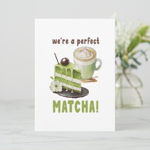 Invitation Nous sommes un MATCHA parfait