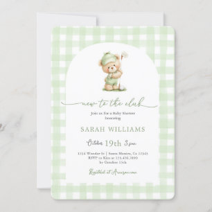 Invitation Nouveau au Club Baby shower