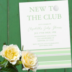Invitation Nouveau Au Club Baby Shower Prépa