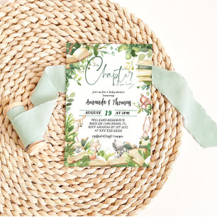 Invitation Nouveau Baby shower de chapitre sur le thème anima