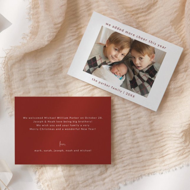 Invitation Nouveau Bébé Nous Avons Ajouté Plus De Cheer | Car (Créateur téléchargé)