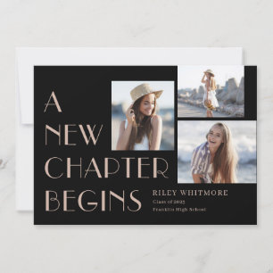 Invitation Nouveau chapitre Editable Color Graduation Invitat