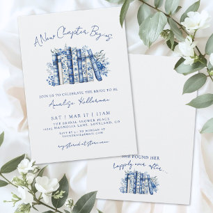 Invitation Nouveau Chapitre Fête de Mariage Florale