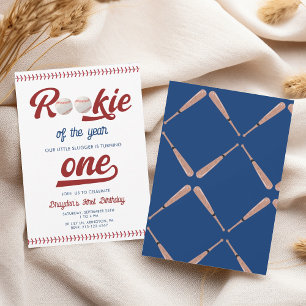 Invitation Nouveau de l'année moderne Baseball Anniversaire