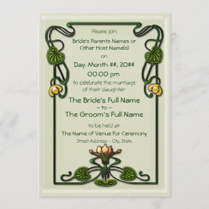 Invitation Nouveau Lilies (Faire-part de mariage)