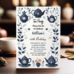 Invitation Nouveau Royal Chic Fairy Tea Party pour adultes 60