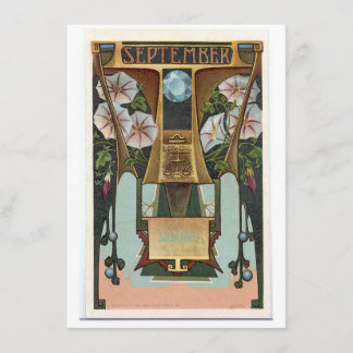 Invitation Nouveau Septembre Libra zodiac anniversaire Invita