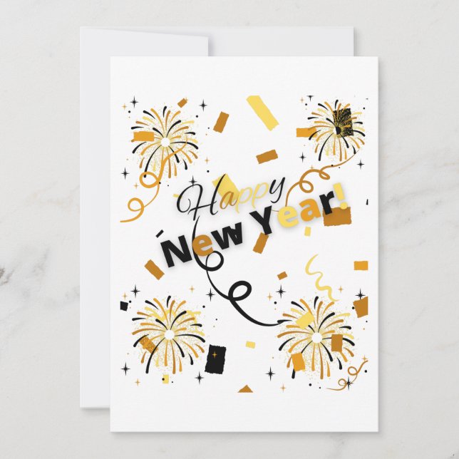 Invitation Nouvel An (Devant)