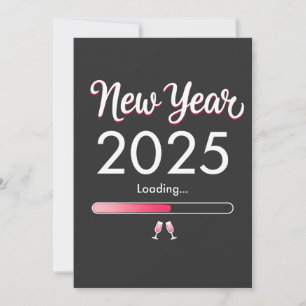 Invitation Nouvel An Chargement 2025 Joyeux Noël du Nouvel An