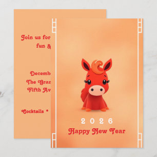 Invitation Nouvel an chinois 2026