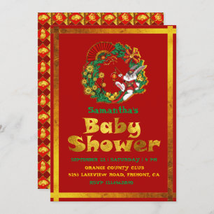 Invitation Nouvel An chinois du lapin