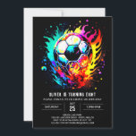 Invitation Nouvel anniversaire de football en aquarelle sport<br><div class="desc">Plongez dans un monde de gentillesse et d'excitation avec notre invitation à l'anniversaire de l'Aquarelle de sport Cute. Ce design adorable allie sans effort des éléments sportifs ludiques au charme de l'aquarelle, créant une invitation aussi douce qu'festive. Les illustrations aquarelles apportent une touche artistique, faisant de cette invitation un souvenir...</div>