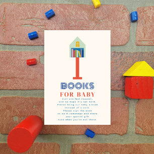 Invitation Nouvel enfant sur la demande de Baby shower bloc