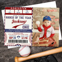 Nouvelle de l'année 1er anniversaire Baseball phot