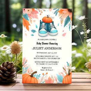 Invitation Nouvelle ferme rose bleu Boho Girl Boy Baby shower