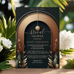 Invitation Nouvelle Fête des mariées en arche de ferme rustiq