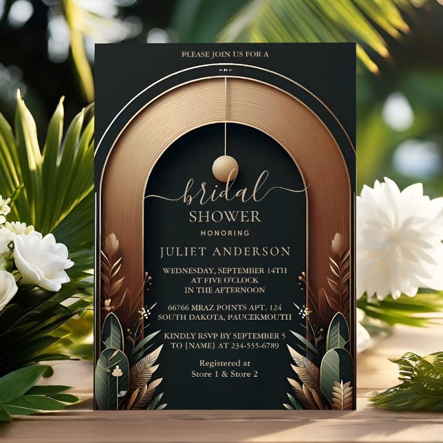 Invitation Nouvelle Fête des mariées en arche de ferme rustiq (Créateur téléchargé)