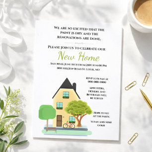 Invitation Nouvelle Maison Journée Portes Ouvertes / Fête de 
