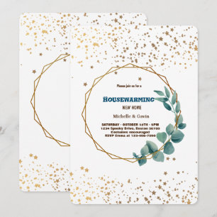 Invitation Nouvelle maison moderne automne automne fête de l'