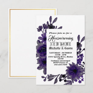 Invitation Nouvelle maison moderne automne pendaison de créma