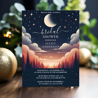 Invitation Nouvelle nuit Sunset Moon Cloud Twilight Fête des