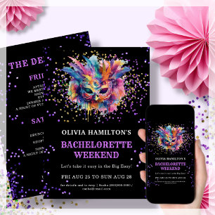 Invitation Nouvelle-Orléans   Bachelorette Itinéraire Week-en