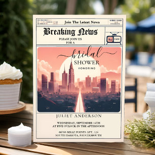 Invitation Nouvelle Vintage Pays Vieux Retro Fête des mariées