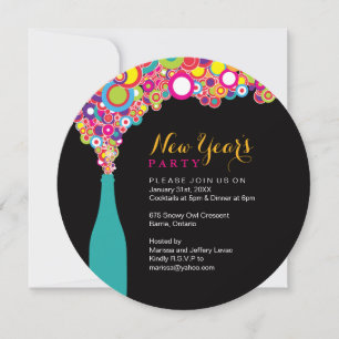 Invitation Nouvelles années d'Ève d'invitation de partie