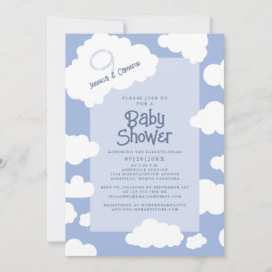 Invitation Nuage Neuf 9 parents Baby showers pour être mignon