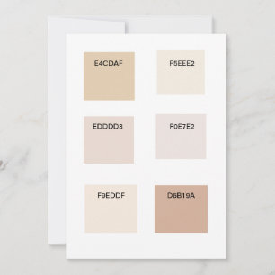 Invitation Nuance Champagne Tan  