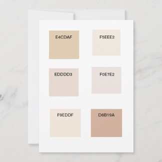 Invitation Nuance Champagne Tan  