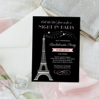 Nuit à Paris Tour Eiffel Bachelorette Party
