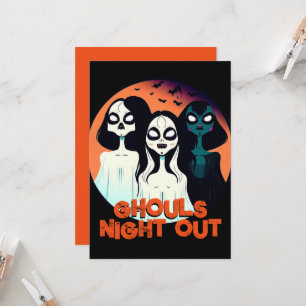 Invitation Nuit amusante des goules