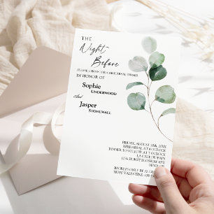 Invitation Nuit Blanche Et Verdoyante Avant La Répétition