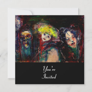 Invitation NUIT DE CARNAVAL À VENISE Mascarade Vénitienne Mas