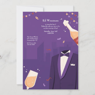 Invitation Nuit de fête de baccalauréat