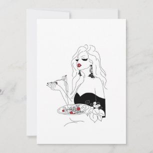 Invitation Nuit de pâtes