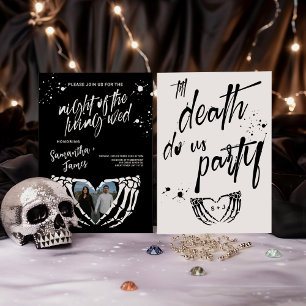 Invitation Nuit d'Halloween de la Mariage vivante