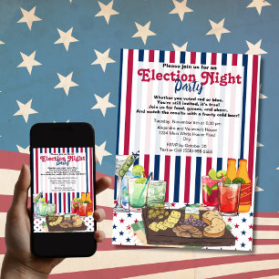 Invitation Nuit électorale moderne 2024
