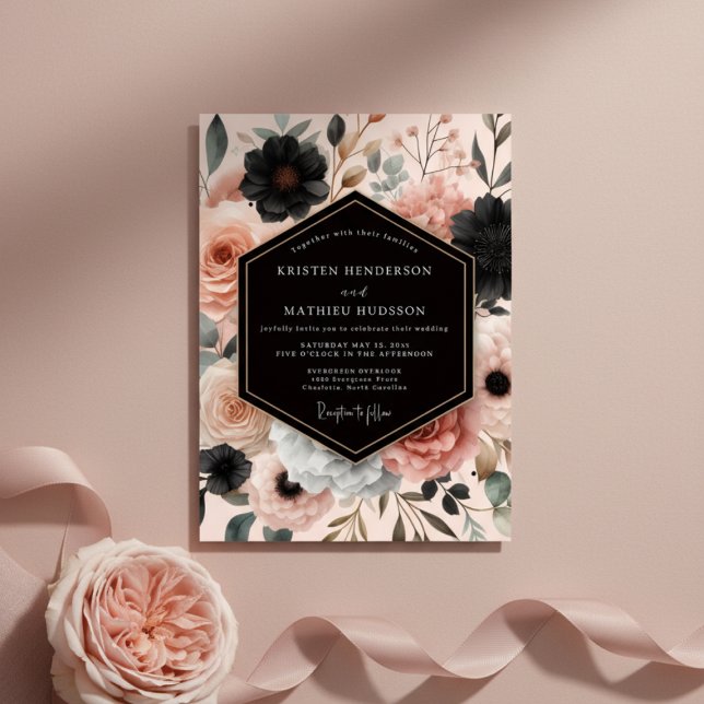 Invitation Nuit Éthérée de Mariage en Bourgogne (Créateur téléchargé)