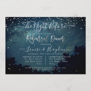 Invitation Nuit étoilée, la veille, annonce de la répétition