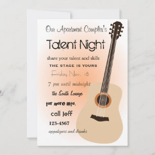 Invitation Nuit guitare
