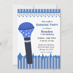 Invitation Nuits karaoké