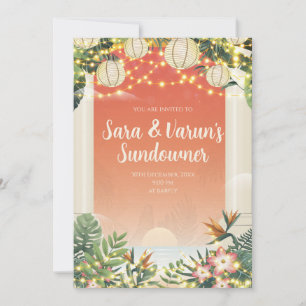 Invitation numérique pour la soirée après mariage